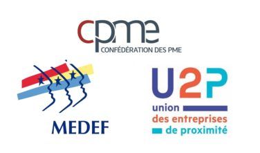 Le Medef, la CPME et l’U2P reconnues comme organisations patronales représentatives