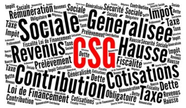 CSG : taux en augmentation de 1,7 point depuis le 1er janvier